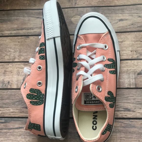 Converse Shoes - Cactus hand painted converse women’s size 5 Converse Shoes - Cactus hand painted converse women’s size 5